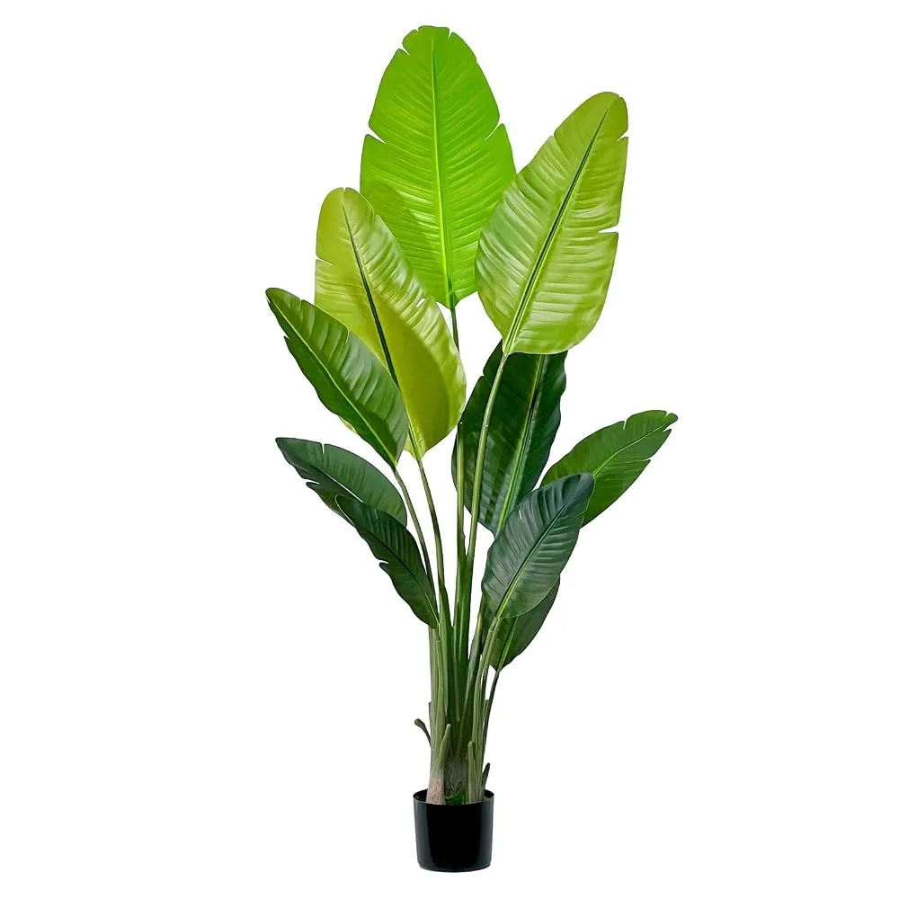 نبات موز اصطناعي 4 أقدام مع تصميم واقعي MirageBotanics