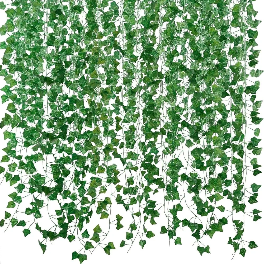 سلسلة نباتات صناعية 12 قطعة للزينة الداخلية – Generic